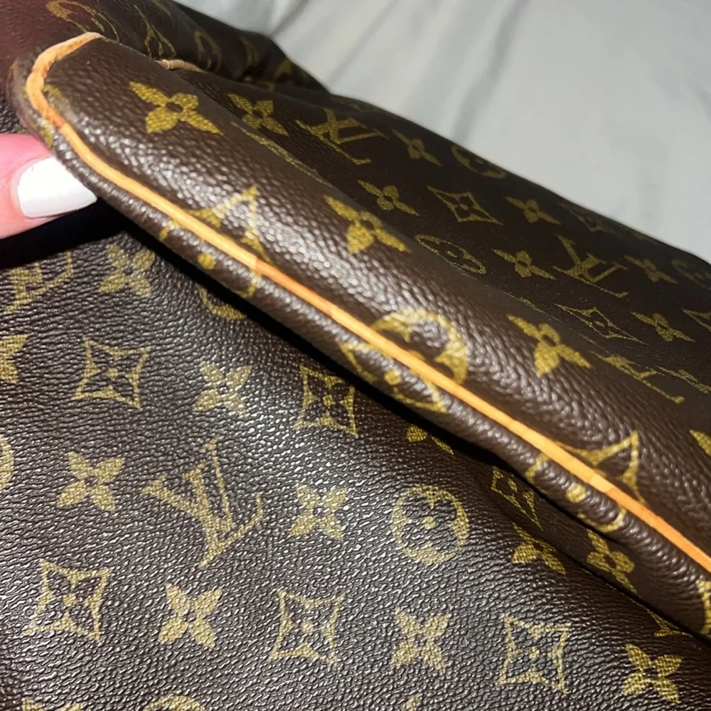 Authentic Keepall 55 Louis Vuitton Brown Monogram LV Vintage Large Travel Bag - Picture 16 of 17